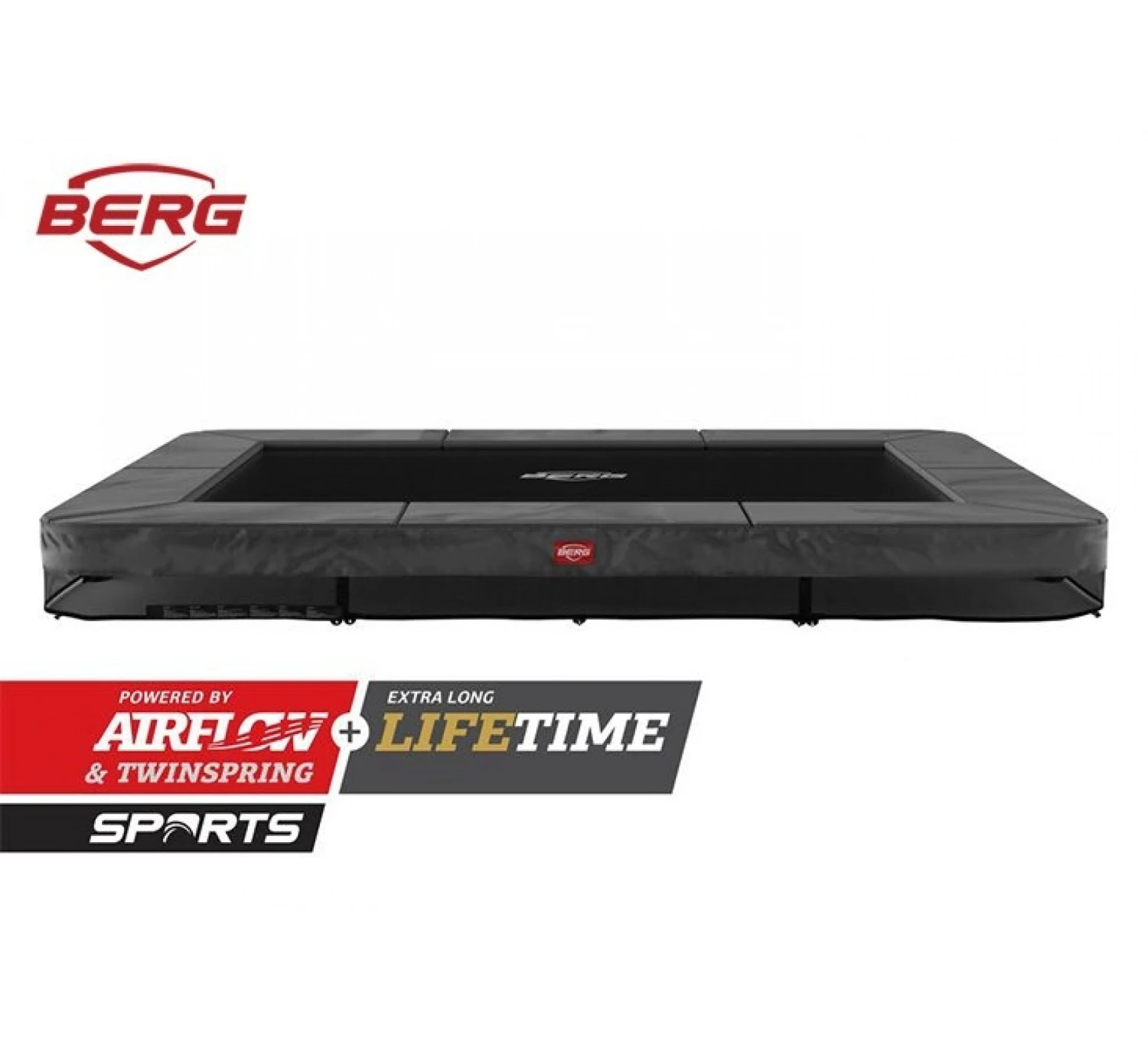 Berg Ultim Champion Inground 330 Trampoline - Grijs 3 Berg Ultim Champion Inground 330 Trampoline - Grijs