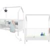 My First House Bedbank 70x140 - Wit -Babyproducten Winkel bopita my first house bedbank 70x140 wit