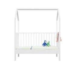 My First House Bedbank 70x140 - Wit -Babyproducten Winkel bopita my first house bedbank 70x140 wit 2