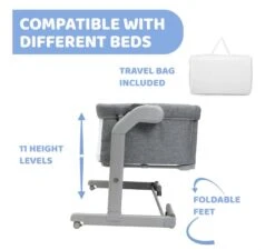 CHICCO Next2me Magic Evo - Desert Taupe -Babyproducten Winkel chicco next2me magic evo desert taupe 4