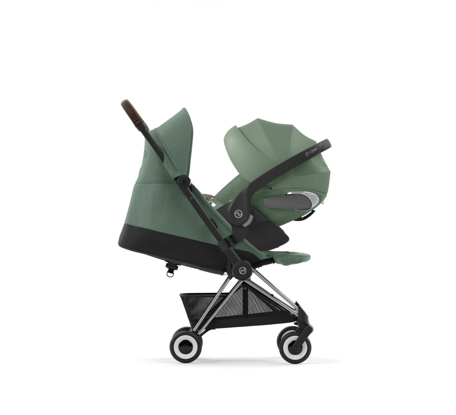 CYBEX Coya Buggy - Chrome/Leaf Green 9 CYBEX Coya Buggy - Chrome/Leaf Green - Afbeelding 7