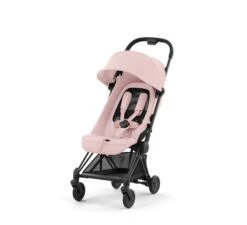 CYBEX Coya Buggy - Matt Black/Peach Pink -Babyproducten Winkel cybex coya buggy matt black peach pink 2