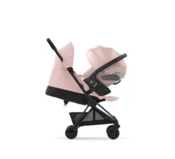 CYBEX Coya Buggy - Matt Black/Peach Pink -Babyproducten Winkel cybex coya buggy matt black peach pink 6