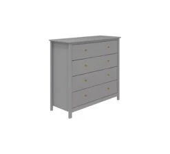 Commode Luna 4-Laden - Grey -Babyproducten Winkel flexa commode luna 4 laden grey 2