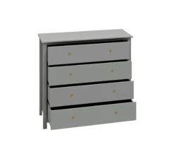 Commode Luna 4-Laden - Grey -Babyproducten Winkel flexa commode luna 4 laden grey 4