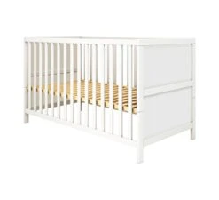 Ledikant Luna Effen 70x140 - White 14 Ledikant Luna Effen 70x140 - White -Babyproducten Winkel flexa ledikant luna effen 70x140 white 2