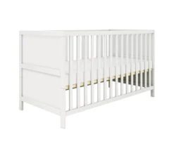 Ledikant Luna Effen 70x140 - White 15 Ledikant Luna Effen 70x140 - White -Babyproducten Winkel flexa ledikant luna effen 70x140 white 3