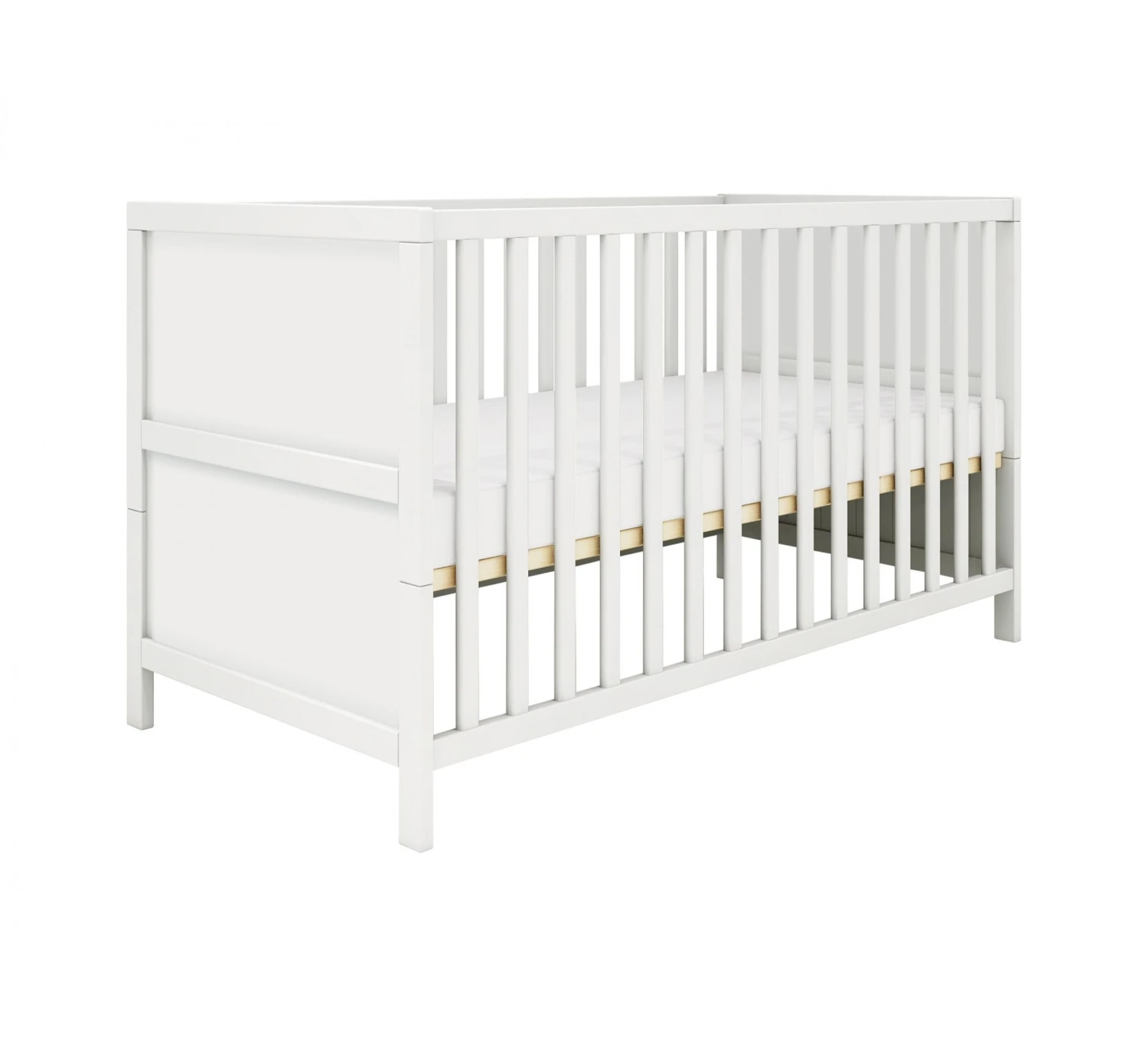 Ledikant Luna Effen 70x140 - White 6 Ledikant Luna Effen 70x140 - White - Afbeelding 4