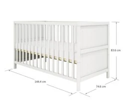 Ledikant Luna Groeven 70x140 - White 16 Ledikant Luna Groeven 70x140 - White -Babyproducten Winkel flexa ledikant luna groeven 70x140 white 4