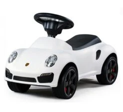 Loopauto Porsche - Wit -Babyproducten Winkel happy baby loopauto porsche wit 3