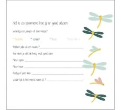 Babyshowerboek - Witgroen -Babyproducten Winkel jep kids babyshowerboek witgroen 1