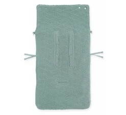 Jollein Voetenzak 0+ River Knit - Ash Green -Babyproducten Winkel jollein voetenzak 0 river knit ash green 2