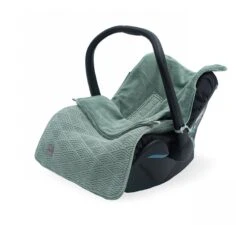 Babyproducten Winkel 28 Jollein Voetenzak 0+ River Knit - Ash Green