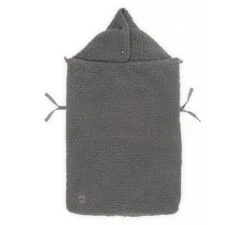 Jollein Voetenzak 3/5 Teddy - Storm Grey -Babyproducten Winkel jollein voetenzak 3 5 teddy storm grey 2