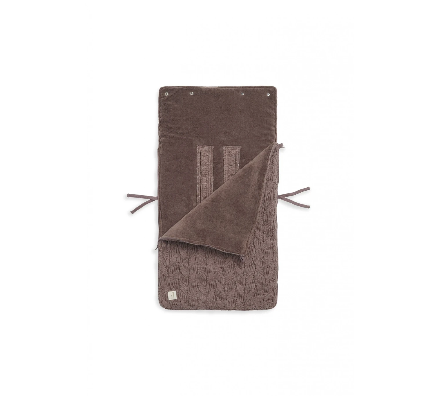 Jollein Voetenzak Groep 0+ Spring Knit - Chestnut 5 Jollein Voetenzak Groep 0+ Spring Knit - Chestnut - Afbeelding 3