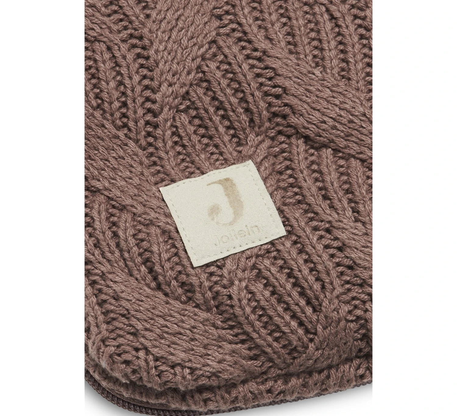 Jollein Voetenzak Groep 0+ Spring Knit - Chestnut 8 Jollein Voetenzak Groep 0+ Spring Knit - Chestnut - Afbeelding 6