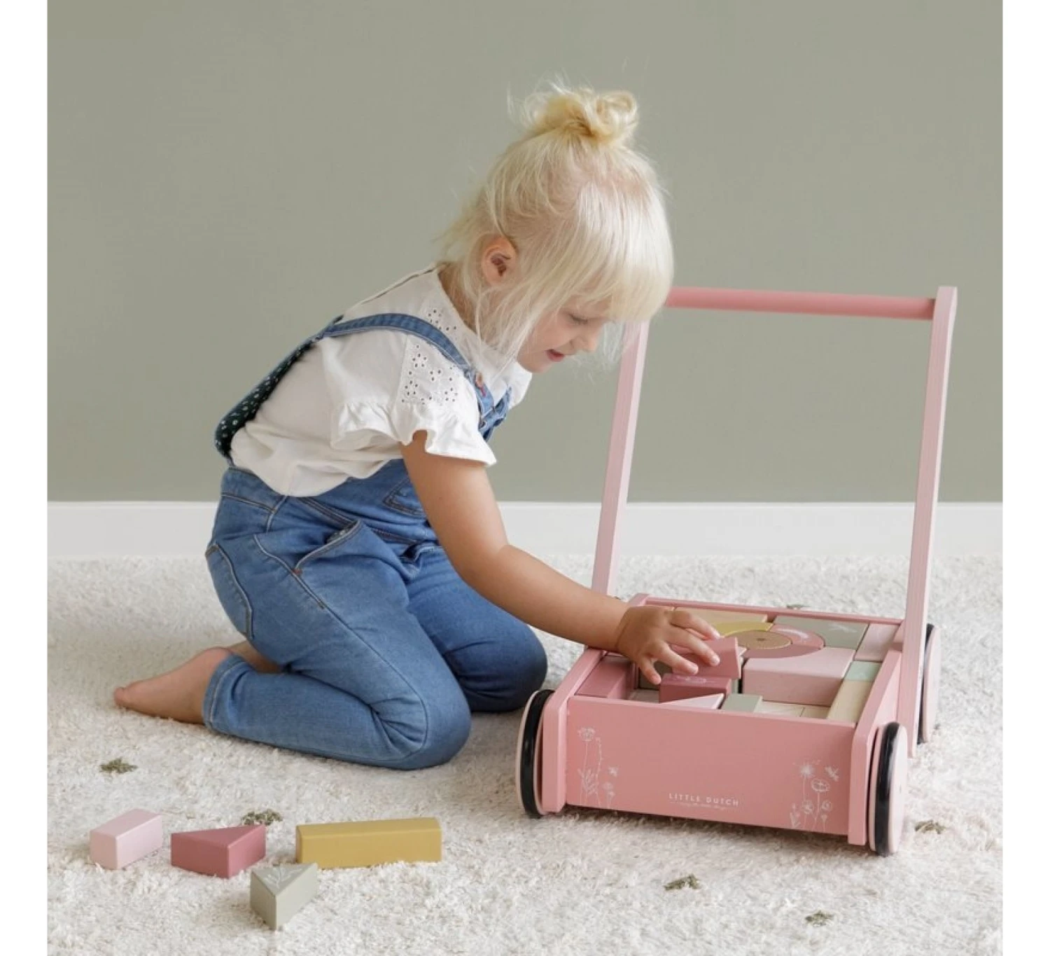 Little Dutch Blokkenkar Wild Flowers 4 Little Dutch Blokkenkar Wild Flowers - Afbeelding 2