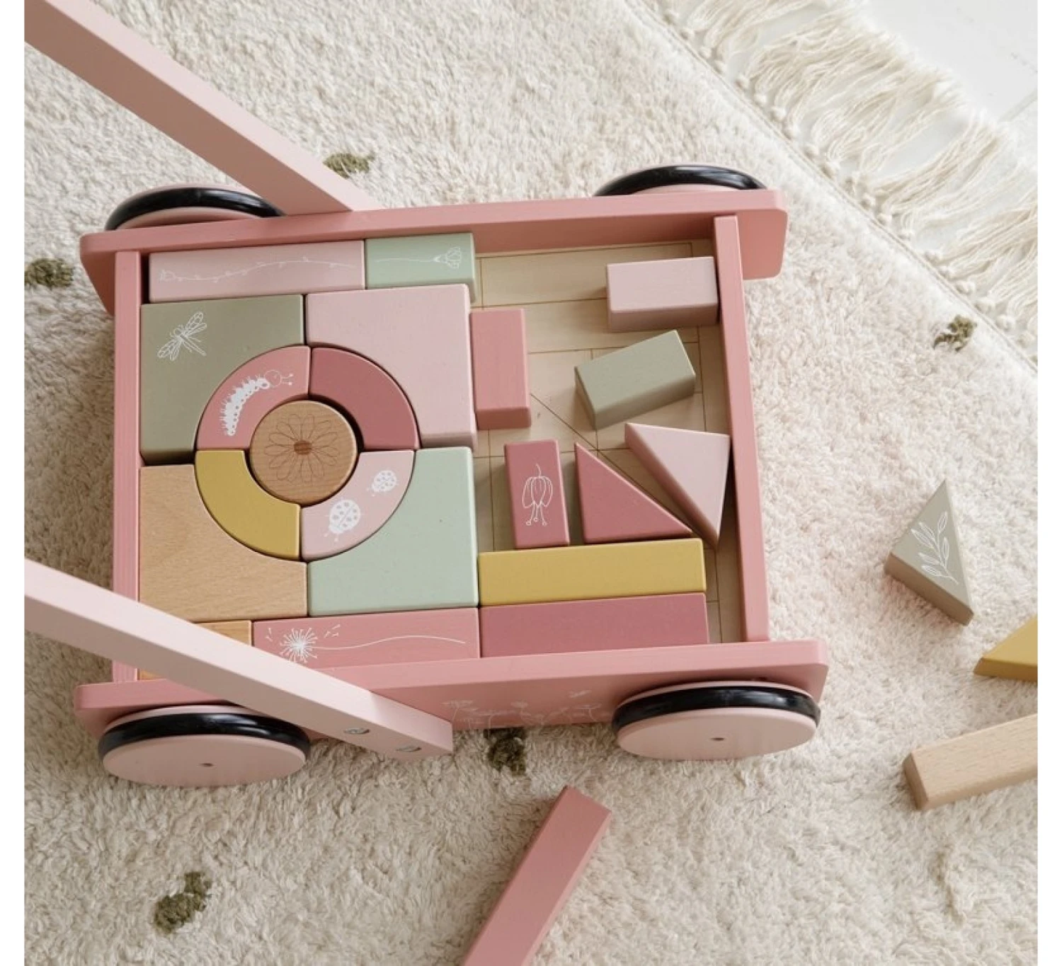 Little Dutch Blokkenkar Wild Flowers 6 Little Dutch Blokkenkar Wild Flowers - Afbeelding 4