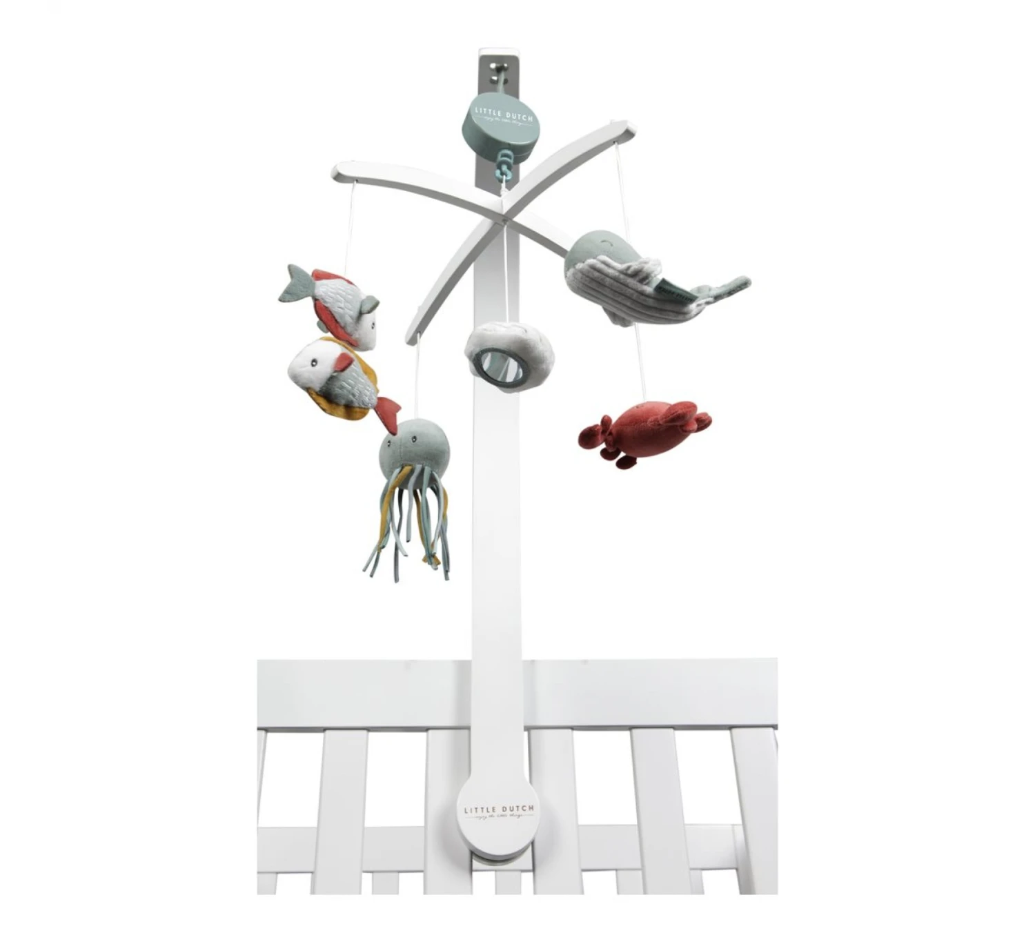 Little Dutch Muziekmobiel Wit - Ocean Mint 3 Little Dutch Muziekmobiel Wit - Ocean Mint