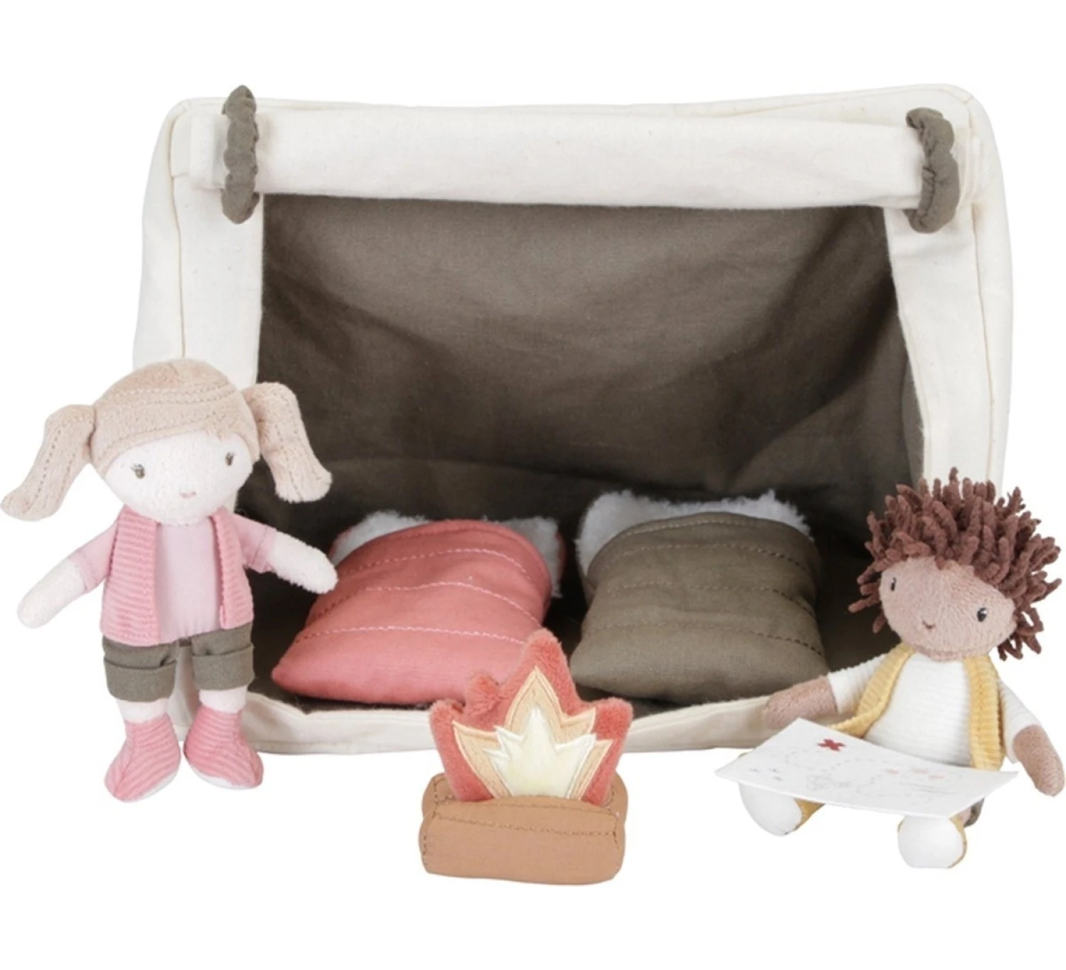 Little Dutch Speelset Met Poppen - Camping 3 Little Dutch Speelset Met Poppen - Camping