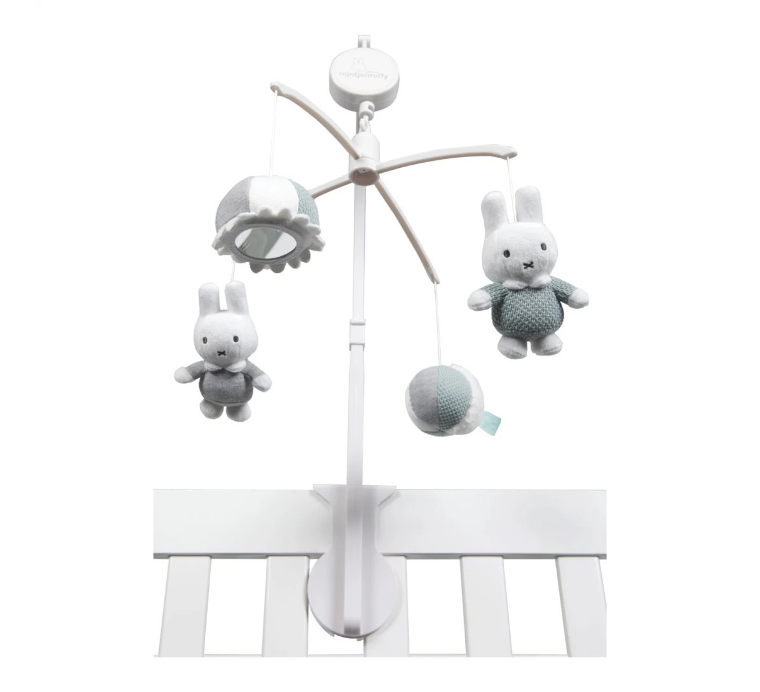 Nijntje Muziekmobiel - Green Knit 3 Nijntje Muziekmobiel - Green Knit