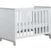 Mini Ledikant Wit/grijs -Babyproducten Winkel pinio mini ledikant wit grijs