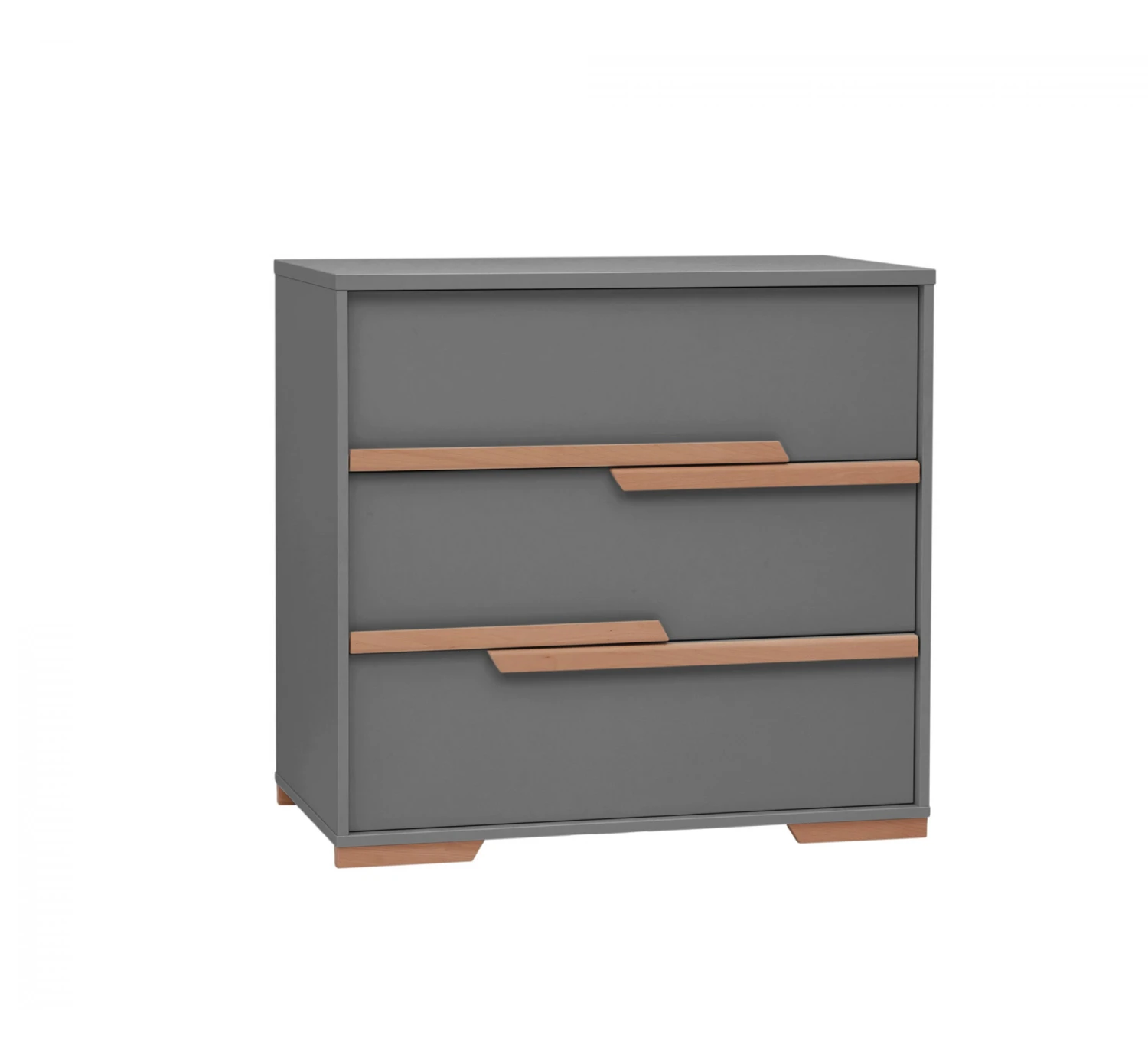 Snap Commode 3-Laden - Dark Grey 3 Snap Commode 3-Laden - Dark Grey