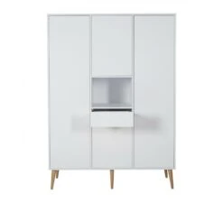 3-Deurskast Cocoon XL - Ice White -Babyproducten Winkel quax 3 deurskast cocoon xl ice white 3