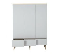 3-Deurskast Flow - White 7 3-Deurskast Flow - White -Babyproducten Winkel quax 3 deurskast flow white 2