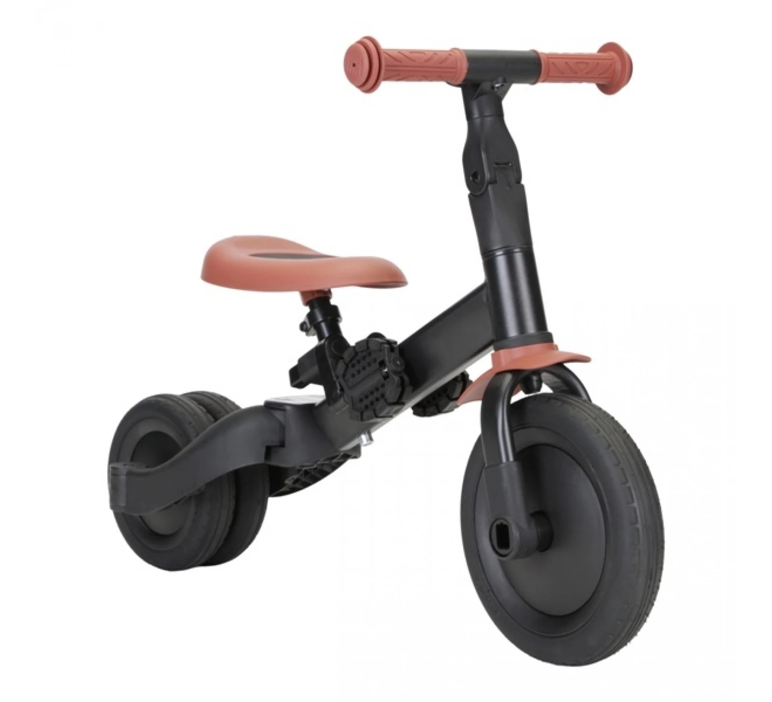 4-in-1 Driewieler Kaya - Zwart 6 4-in-1 Driewieler Kaya - Zwart - Afbeelding 4