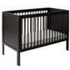 TROLL Ledikant Lukas 60x120 - Satin Black -Babyproducten Winkel troll ledikant lukas 60x120 satin black